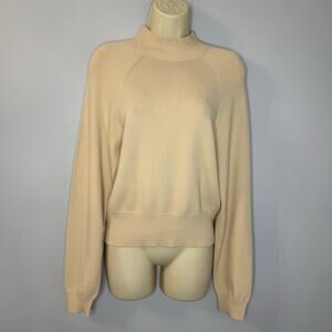 Kontatto Champagne Pullover Sweater Quilted Luxury Women's Made in Italy